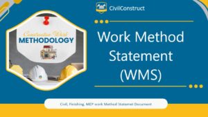 Work Method Statement - WMS Document